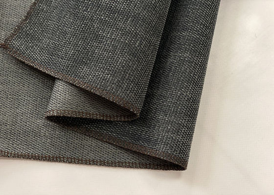 145cm Chenille-Sofa Fabric Plain Grey Chenille-Polsterungs-Gewebe
