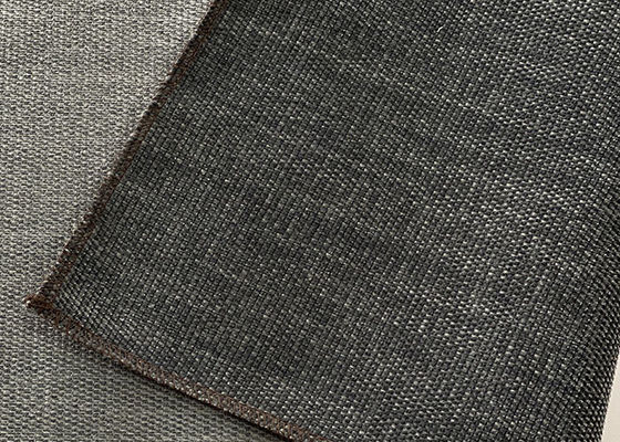 145cm Chenille-Sofa Fabric Plain Grey Chenille-Polsterungs-Gewebe